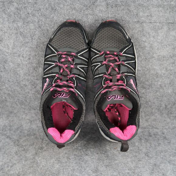 Fila Shoes Womens 8.5 Athletic Trainer Trail Running Active Sport Comfort Grey - Picture 6 of 11